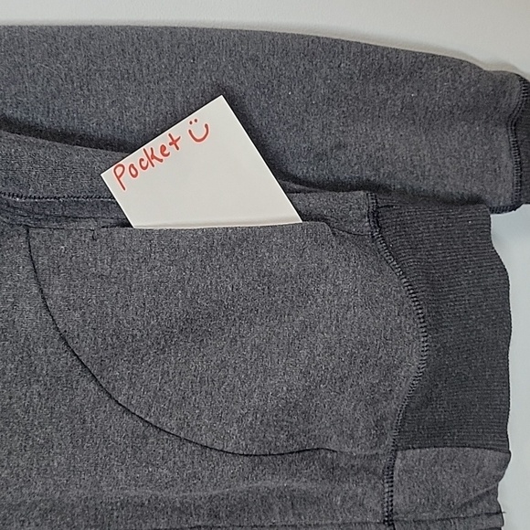 Lululemon charcoal gray sweat jacket Hug It Out - Picture 7 of 9